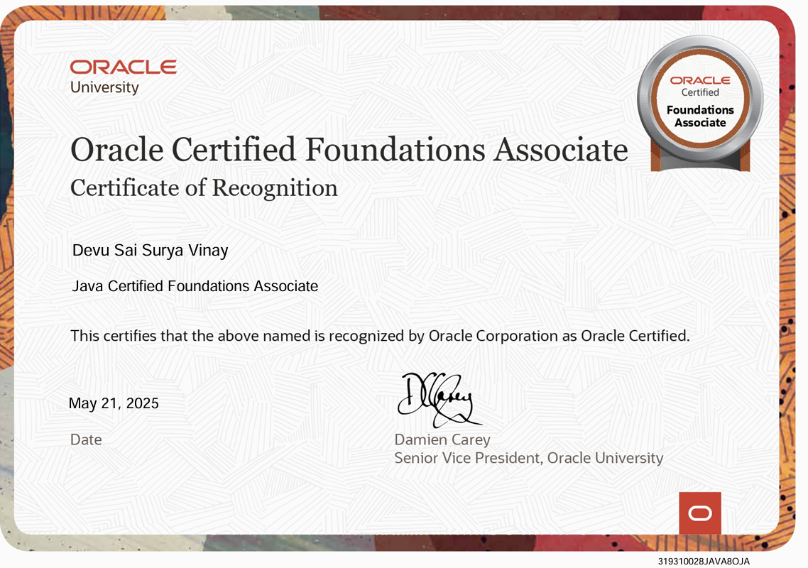Java Certification